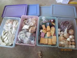 lot 453 image: 4-shoe box totes jam packed with ma...