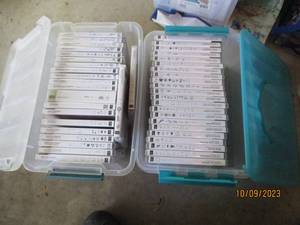 lot 458 image: 2-covered crafting totes full assor...