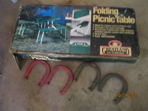 lot 475 image: Greatland Outdoors folding picnic t...