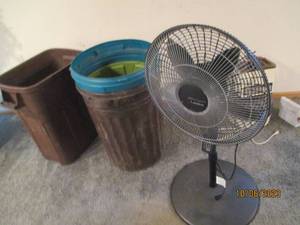 lot 326 image: floor standing oscillating fan and more