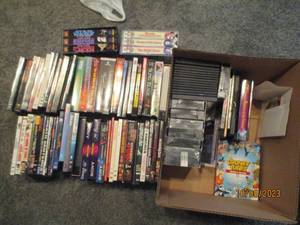 lot 330 image: Huge Assortment of DVD and VHS movies