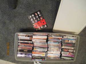 lot 331 image: tote with a large variety of DVD Movies