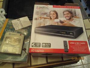 lot 398 image: Super sonic 2.0 channel DVD Player ...