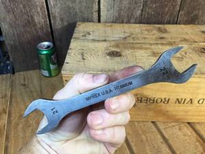 lot 25 image: IMPREX U.S.A. Titanium Wrench 21-22mm