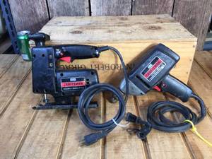 lot 53 image: Craftsman Jig Saw & 38 Drill