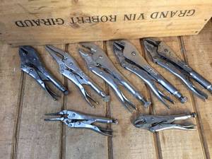 lot 77 image: 7 Vise-Grip Tools