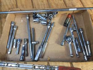 lot 92 image: 38 Dr Sockets - Ratchets - Extensions - Breakers