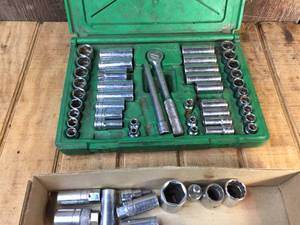 lot 110 image: S-K 38 Dr Socket Set Plus