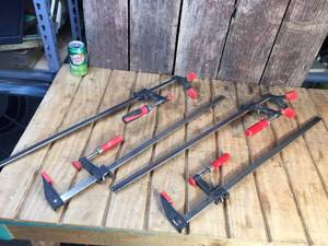 lot 143 image: 4 Bessy 24 Bar Clamps