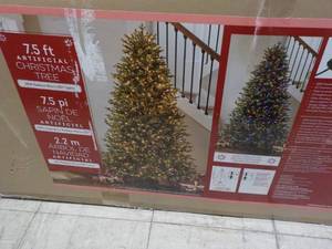 lot 24 image: 7.5 ft Artificial Xmas Tree from Co...