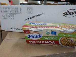 lot 81 image: 8 - 8 oz Minute Organic White and R...