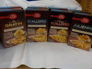 lot 100 image: 8 Boxes Betty Crocker Potatoes Meal...