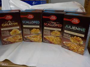 lot 104 image: 8 Boxes Betty Crocker Potatoes Meal...