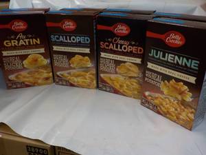 lot 105 image: 8 Boxes Betty Crocker Potatoes Meal...