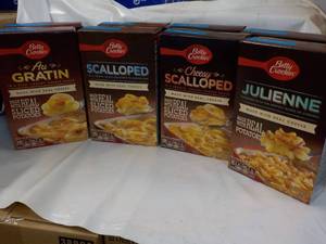 lot 106 image: 8 Boxes Betty Crocker Potatoes Meal...