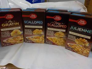 lot 107 image: 8 Boxes Betty Crocker Potatoes Meal...
