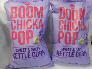lot 108 image: 2 ct Boom Chicka Pop Sweet and Salt...