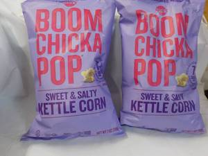 lot 109 image: 2 ct Boom Chicka Pop Sweet and Salt...