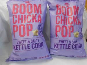 lot 110 image: 2 ct Boom Chicka Pop Sweet and Salt...