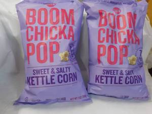 lot 112 image: 2 ct Boom Chicka Pop Sweet and Salt...