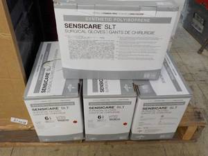 lot 213 image: Sensicare SLT Surgical Gloves 200 p...