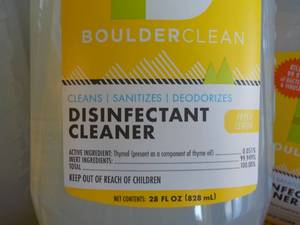 lot 225 image: 12 Boulder Clean Disinfect Cleaner ...