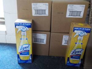 lot 255 image: 4 Boxes 32 Lysol Cleaner Refills ea...