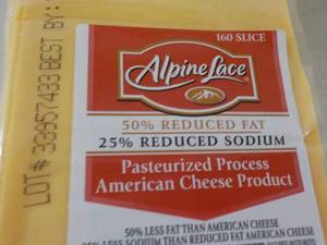 lot 267 image: 5 lb. Alpine Lace Refrigerated Chee...