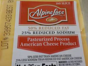 lot 269 image: 5 lb. Alpine Lace Refrigerated Chee...