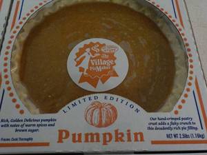 lot 281 image: 2 - 2.5 lb. Frozen Pumpkin Pie- jus...