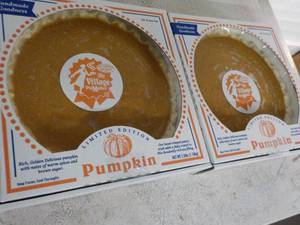 lot 284 image: 2 - 2.5 lb. Frozen Pumpkin Pie- jus...