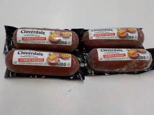lot 302 image: 4 Cloverdale Summer Sausage Frozen ...