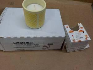 lot 330 image: 6 Persian Amber Regina 4.6 oz Candl...