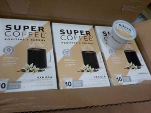 lot 336 image: Case of 60 Vanilla Super Coffee Kcu...