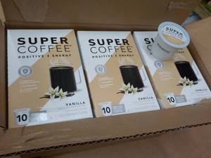 lot 337 image: Case of 60 Vanilla Super Coffee Kcu...
