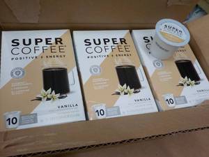 lot 338 image: Case of 60 Vanilla Super Coffee Kcu...