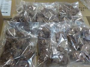 lot 343 image: 6 pkgs No Sugar Added Peanut Cluste...