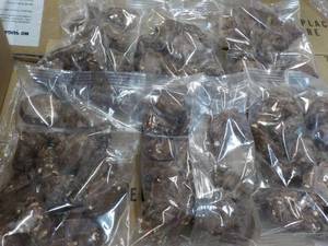 lot 344 image: 6 pkgs No Sugar Added Peanut Cluste...