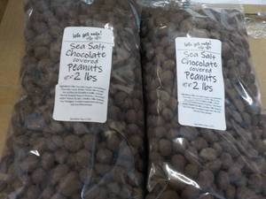 lot 357 image: 2 - 2 lb. Bags Sea Salt Chocolate C...