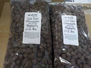 lot 358 image: 2 - 2 lb. Bags Sea Salt Chocolate C...