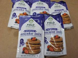 lot 360 image: 5 Field Theory Upcycled Pancake Mix...