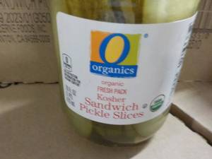 lot 389 image: 12 - 16 oz Kosher Sandwich Pickle S...