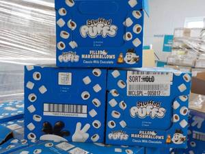 lot 395 image: 3 Boxes Stuffed Puff Filled Marshma...