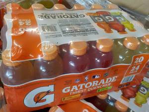 lot 404 image: 24 pack Gatorade 20 oz Bottles var...