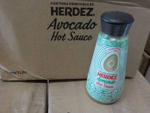 lot 407 image: 12 Herdez Avocado Hot Sauce past b...