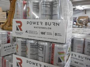 lot 452 image: 24 cans Power Burn Watermelon Rowdy...
