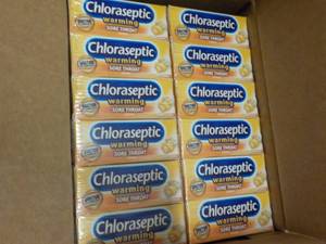 lot 458 image: 12 boxes Chloraseptic Warming Sore ...