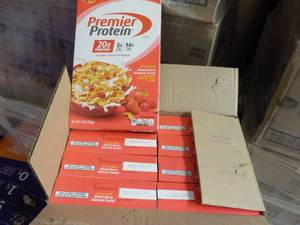 lot 477 image: 8 Post Premier Protein 9 oz Cereal...