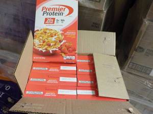 lot 478 image: 8 Post Premier Protein 9 oz Cereal...