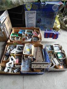 Assortment of hardware, screws, bolts, etc. As shown.